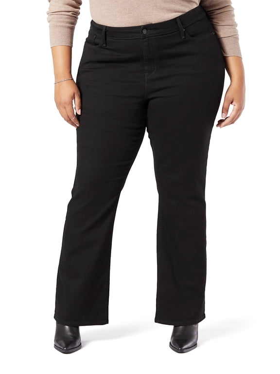 Women's and Women's Plus Mid Rise Bootcut Jeans