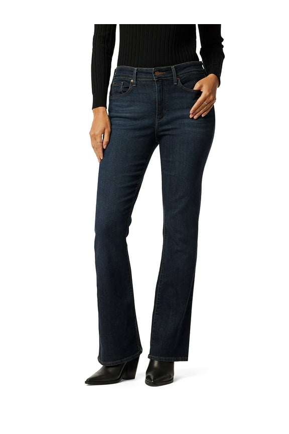 Women's and Women's Plus Mid Rise Bootcut Jeans, Inseams: 29.5", 31.5", 33.5", Sizes 2-28