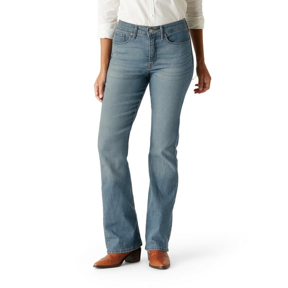 Levi Strauss Signature Women's and Women's Plus Mid Rise Bootcut Jeans, Inseams: Short, Regular, Long; Sizes 2-28