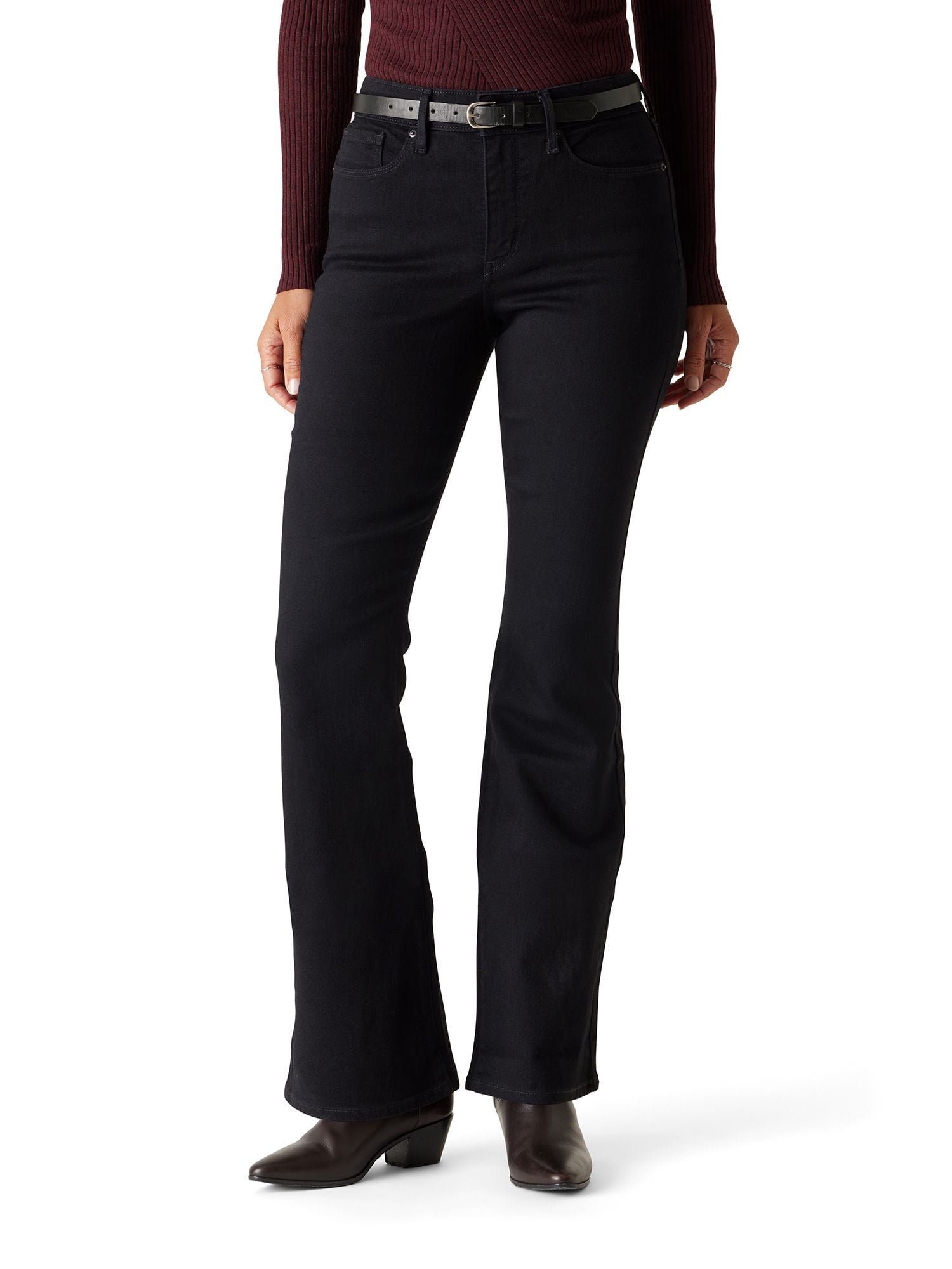 Levi Strauss Signature Women's and Women's Plus Mid Rise Slimming Bootcut Jeans, Sizes 2-26