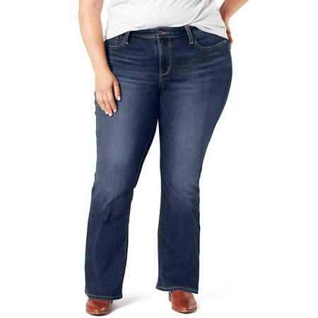 Levi Strauss Signature Women's and Women's Plus Mid Rise Bootcut Jeans