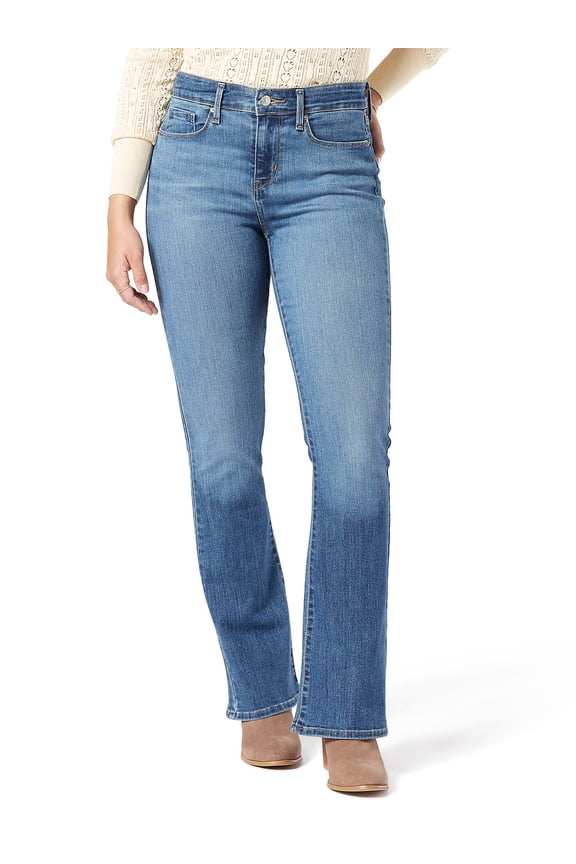 Women's and Women's Plus Mid Rise Bootcut Jeans