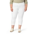 thumbnail image 1 of Levi Strauss Signature Women's and Women's Plus Mid Rise Capri Jeans, Sizes 2-28, 1 of 6