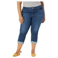 thumbnail image 1 of Levi Strauss Signature Women's and Women's Plus Mid Rise Capri Jeans, 25" Inseam, Sizes 2-28, 1 of 4