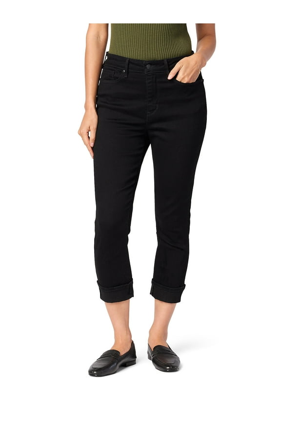 Women's and Women's Plus Mid Rise Capri Jeans, Sizes 2-28