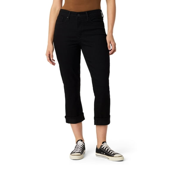 Levi Strauss Signature Women's and Women's Plus Mid Rise Capri, Sizes 0-16