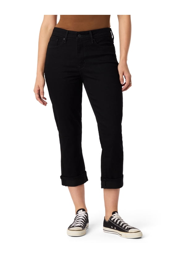 Women's and Women's Plus Mid Rise Capri, Sizes 0-16