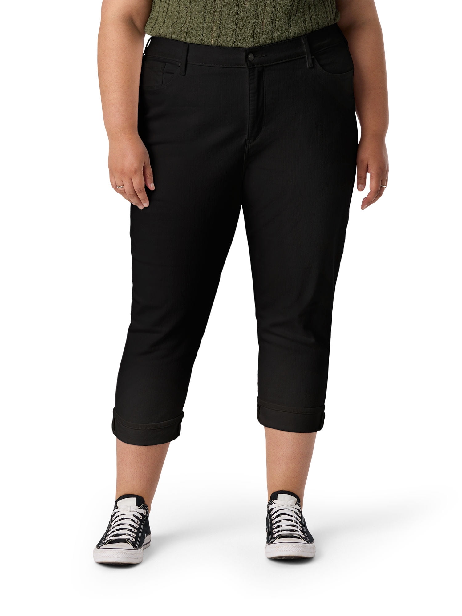 Levi Strauss Signature Women's Mid Rise Capri