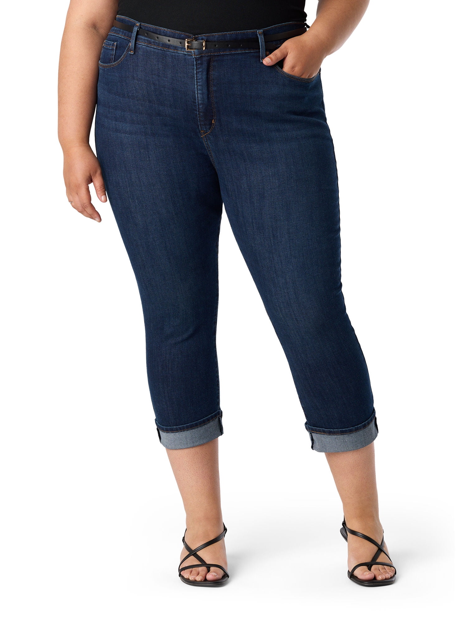 Levi Strauss Signature Women's Mid Rise Capri