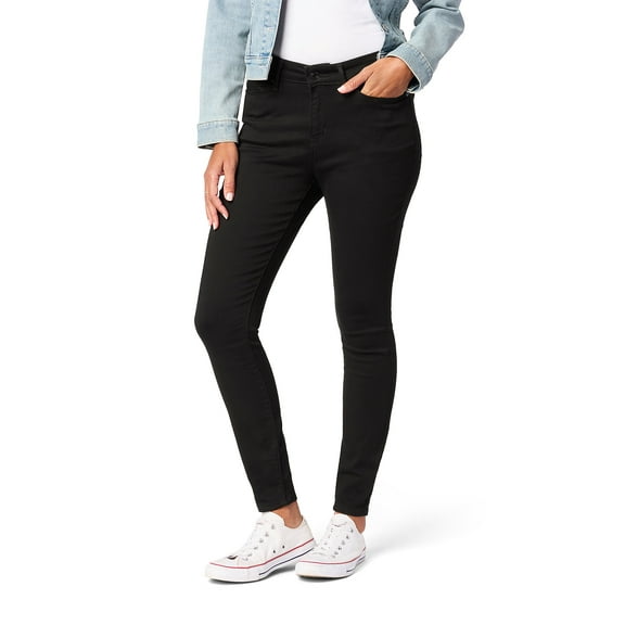 Levi Strauss Signature Women's and Women's Plus Mid Rise Skinny Jeans, Inseams: Short, Regular, Long; Sizes 2-28