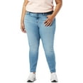 thumbnail image 1 of Levi Strauss Signature Women's and Women's Plus Mid Rise Skinny Jeans, Sizes 2-28, 1 of 7