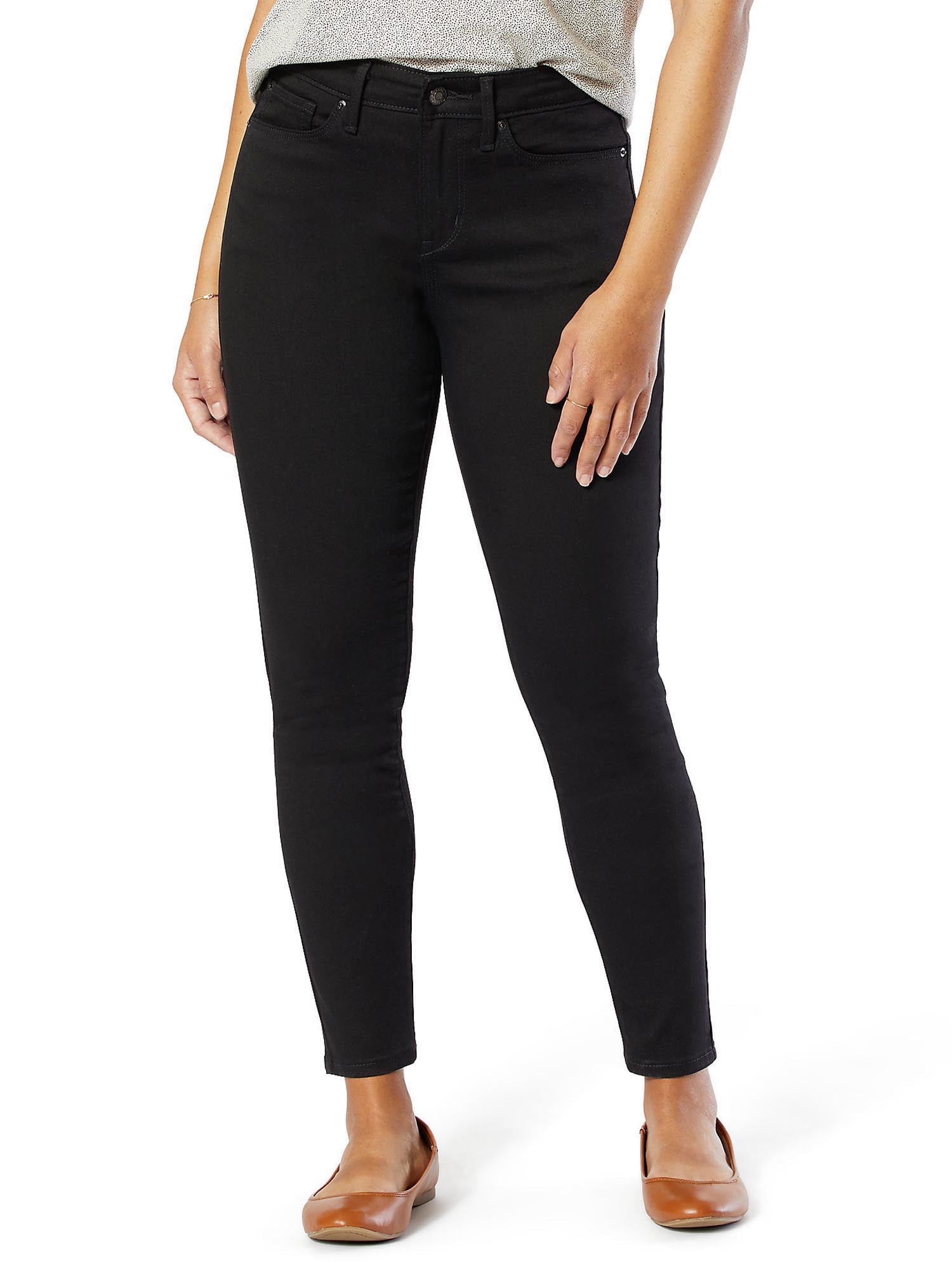 Levi Strauss Signature Women's and Women's Plus Mid Rise Skinny Jeans, Sizes 2-28