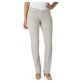 thumbnail image 1 of Levi Strauss Signature Women's and Women's Plus Mid Rise Straight Jeans, Tummy-Smoothing Pannel, Sizes 2-26, 1 of 6