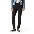 thumbnail image 1 of Levi Strauss Signature Women's Mid Rise Skinny Jeans, Tummy-Smoothing Pannel, Sizes 2-108, 1 of 7