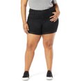 thumbnail image 1 of Levi Strauss Signature Women's and Women's Plus Size Mid Rise 5" Cuffed Shorts, Sizes 2-28, 1 of 7