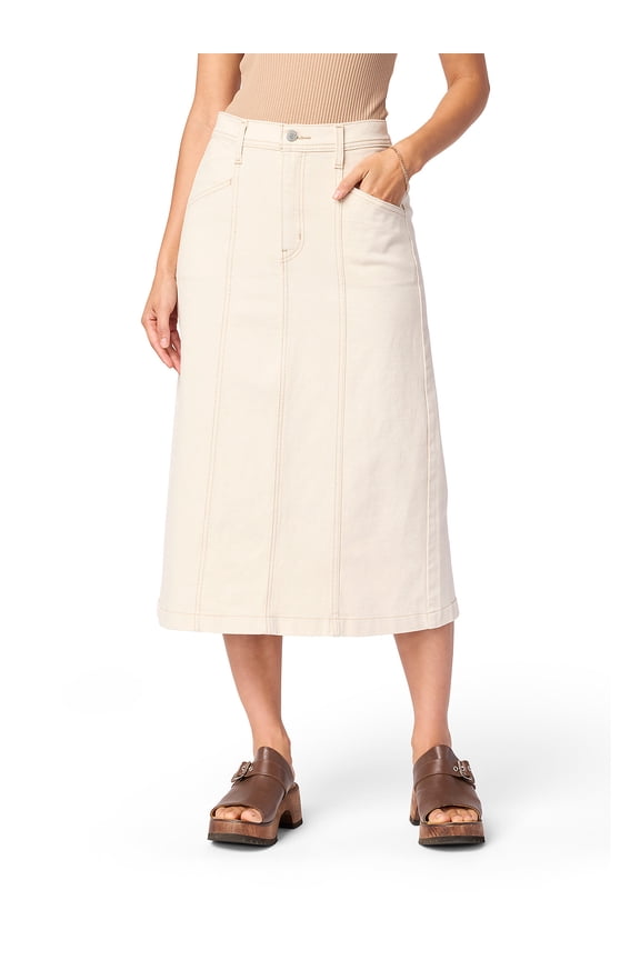Women's and Women's Plus Vintage '95 Seamed Skirt, Sizes XS-4X