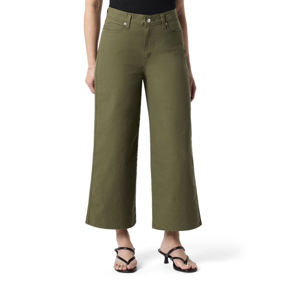 Levi Strauss Signature Women's and Women's Plus Vintage Wide Leg Crop Jeans, Sizes 2-20
