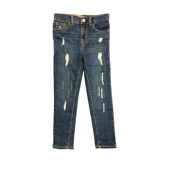 Levi Strauss Youth Girl's High Rise Super Skinny Stretch Adjustable Waist Jeans (DC1, 4/5)