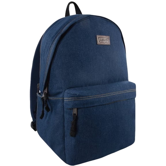 Levi's 17" Denim Backpack with Laptop Sleeve, Denim Blue Del Rey