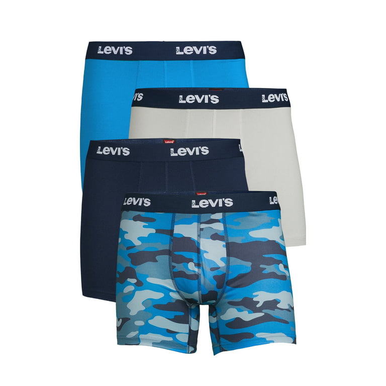 Levi's Men's Microfiber Boxer Briefs, 4-Pack 