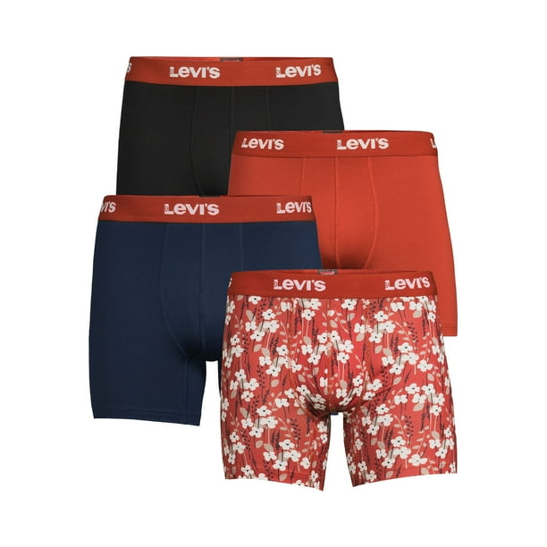 Levi’s 4Pack Adult Mens Microfiber Boxer Briefs, Sizes SXL