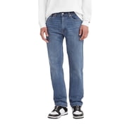 Levis 505 Jeans Mens Rinse Wash Regular Fit Straight Leg Blue 36*30