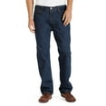 thumbnail image 1 of Levi's 505 Men's Regular Fit Jean - Dark Wash, Darkstone, 31X34, 1 of 2