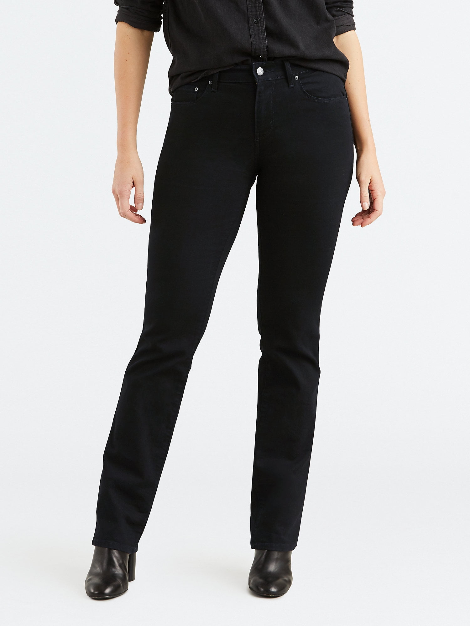 Levi s 505 Straight Leg Women s Jeans 12 Walmart