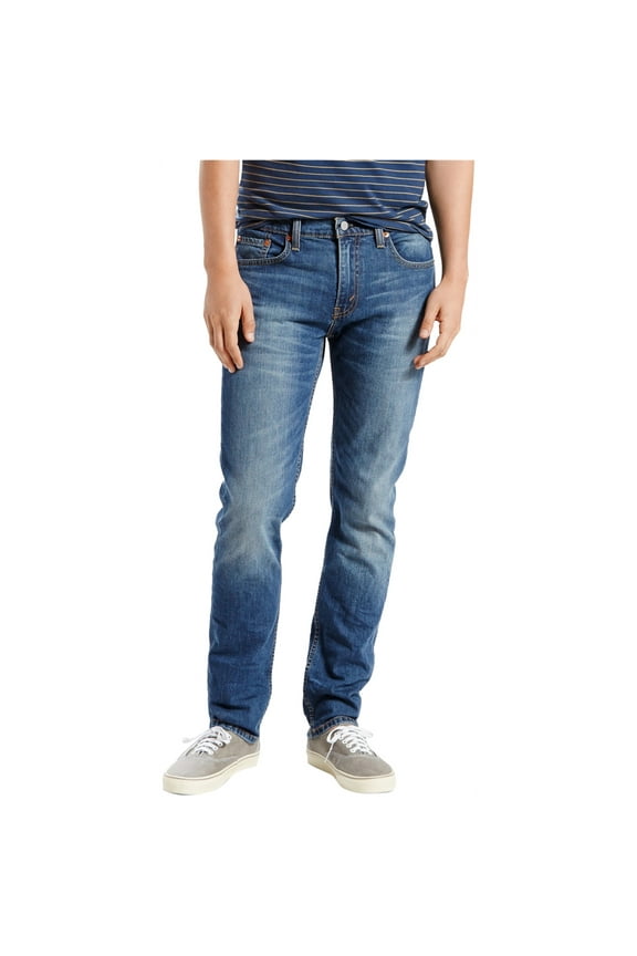 Men's Throttle Dark Wash Modern Stretch Slim Fit Jeans - 04511-1163 31W x 32L US