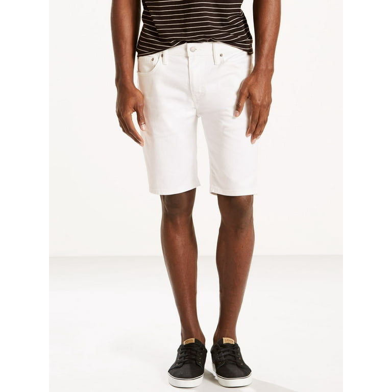 Mens white sale levi shorts