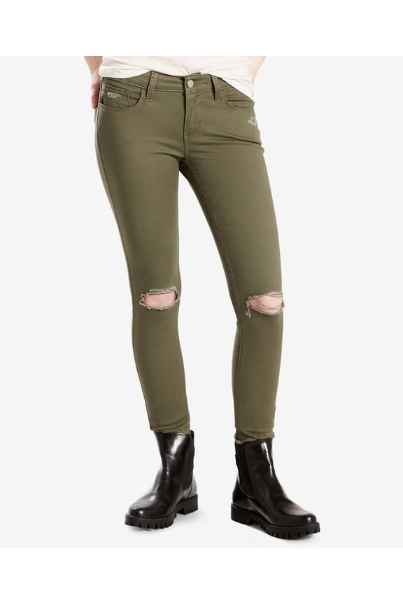 535 Super Skinny Jeans Descen Destructed Kalamata 26 Womens