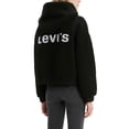thumbnail image 1 of Levi's Anna Logo Hoodie Sweater Black Size L MSRP $80, 1 of 2