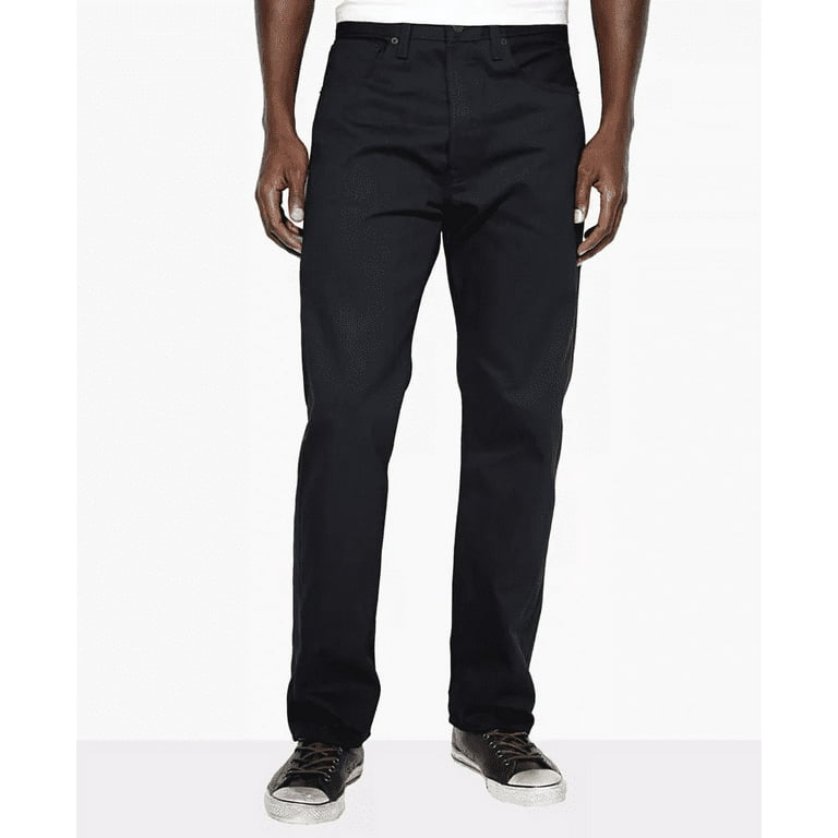 Levi's BLACK Men's 501 Original Shrink-to-Fit Non-Stretch