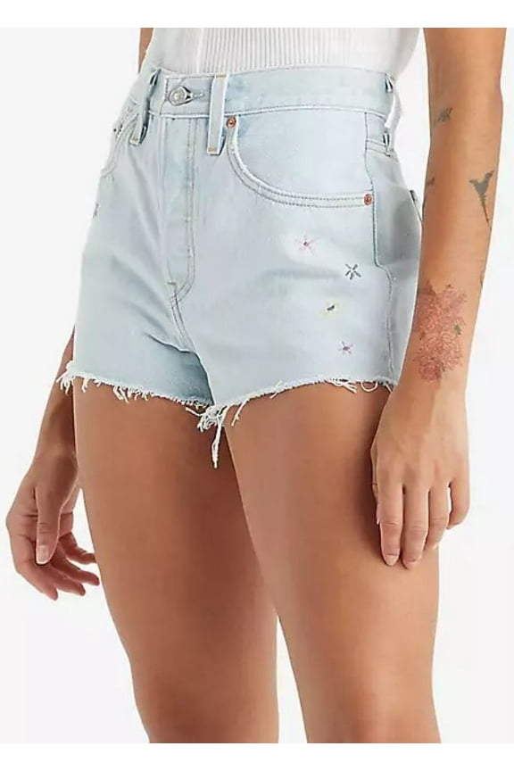 BLOSSOM GARDEN Women's 501 Original High Rise Shorts, US 26