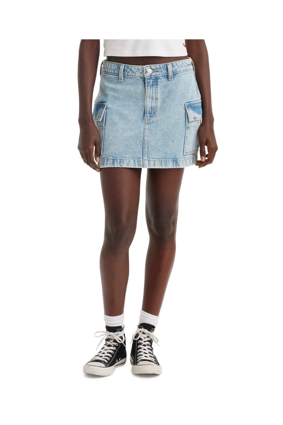 BLUE Women's 94 Cargo Mini Skirt, US 32
