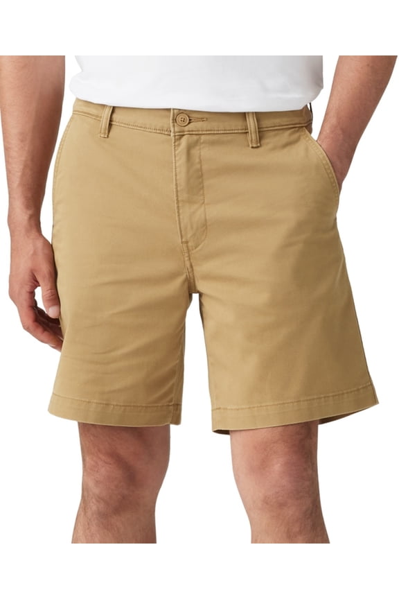 BRITISH KHAKI Men's Relaxed-Fit 8" Chino Shorts, US 33x8