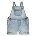 thumbnail image 1 of Levi's Baby Girls' Denim Shortall, Sizes 3 Months - 24 Months, 1 of 6