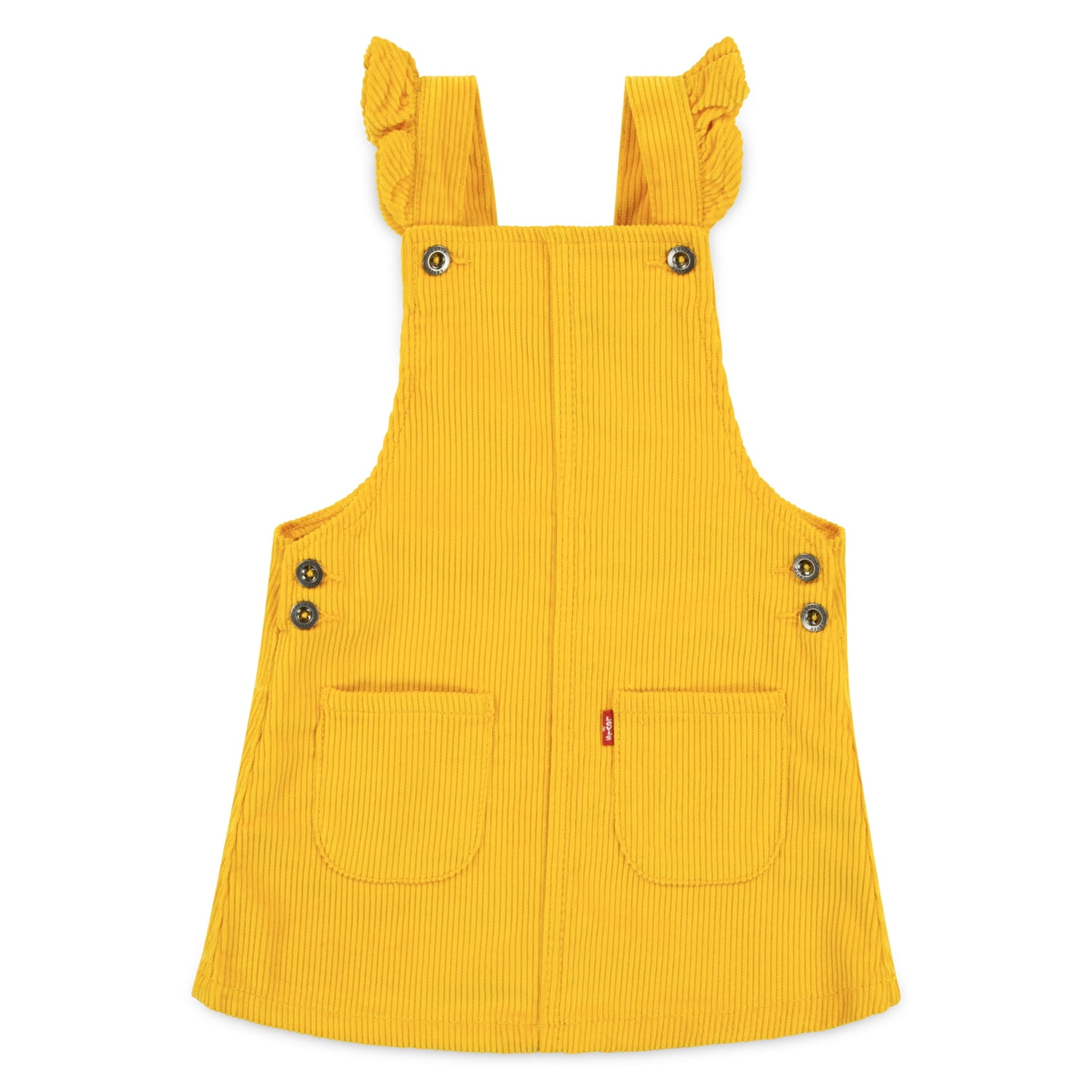 Levi's Baby Girls' Ruffle Corduroy Skirtall, 12-24 Months, Soft