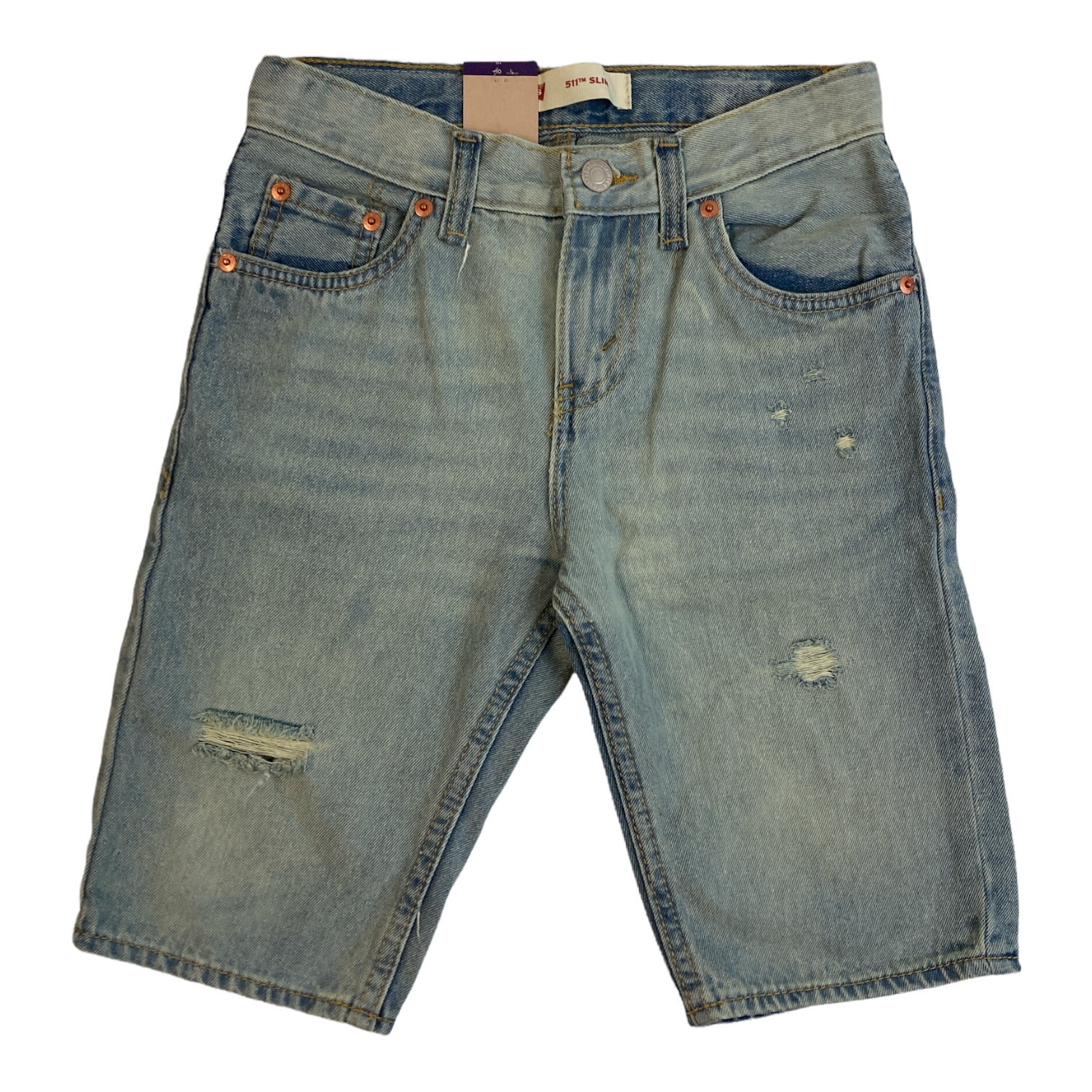 Levi's distressed bermuda shorts online