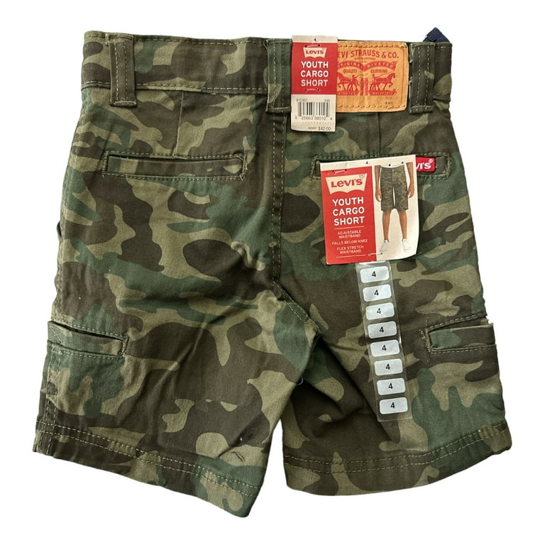 Boys Wearfirst Cargo Khaki Pocket Casual Pants/Shorts Size 10