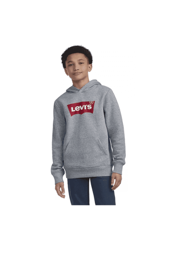 Boy's XL Sharkskin Gray Fleece Hoodie