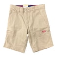 thumbnail image 1 of Levi's Boy's Youth Durable Twill Pockets Adjustable Waist Cargo Short (Khaki, 12), 1 of 2