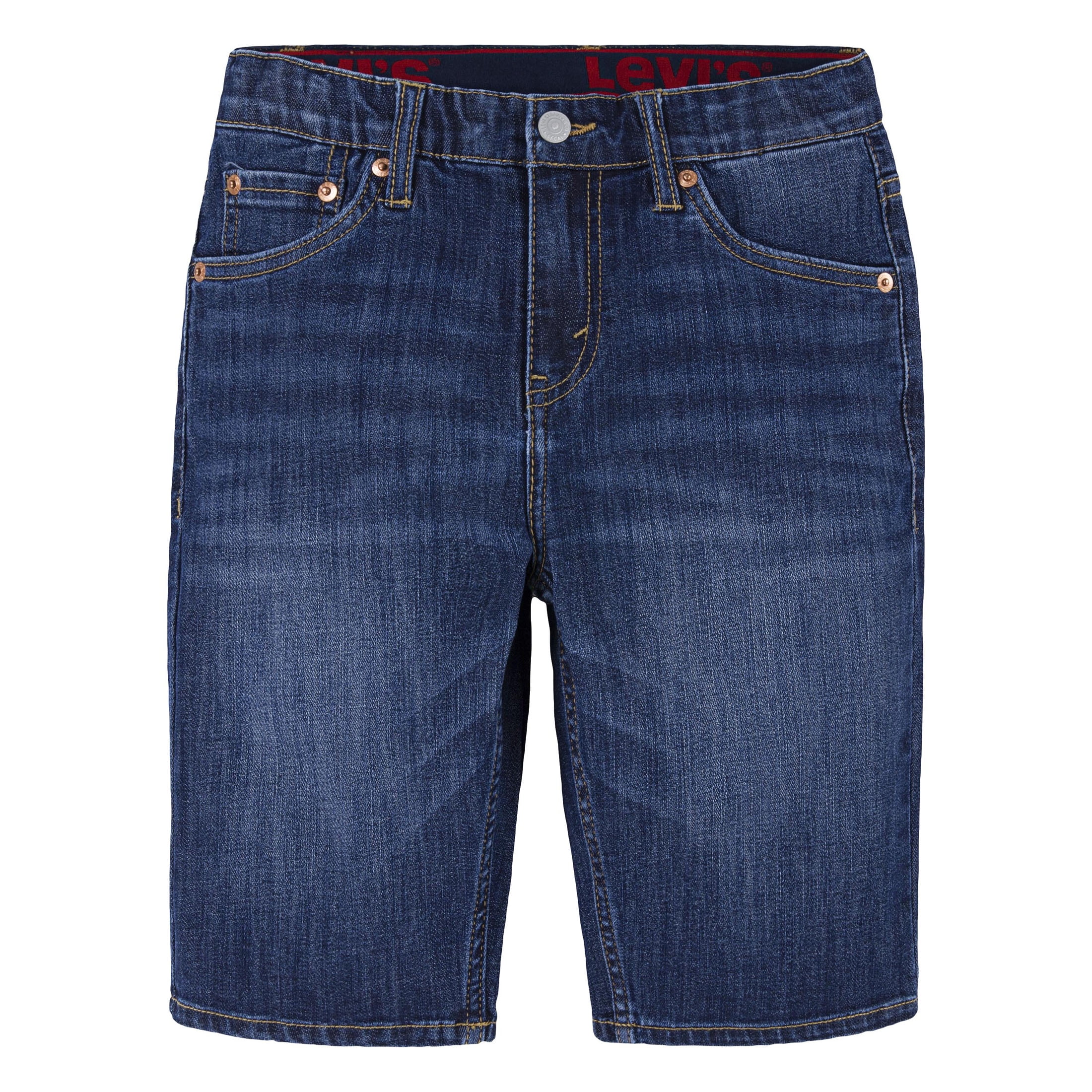 New Levi's 511 Slim Shorts Distressed Denim Blue Jean Shorts Men Size 30 x  10.25