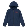 thumbnail image 1 of Levi's Boys Boxtab Full Zip Heavyweight Fleece Hoodie, Sizes 4-18, 1 of 4