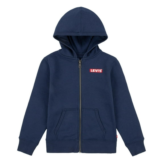 Levi's Boys Boxtab Full Zip Heavyweight Fleece Hoodie, Sizes 4-18