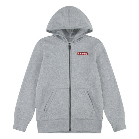 Levi's Boys Boxtab Full Zip Heavyweight Fleece Hoodie, Sizes 4-18
