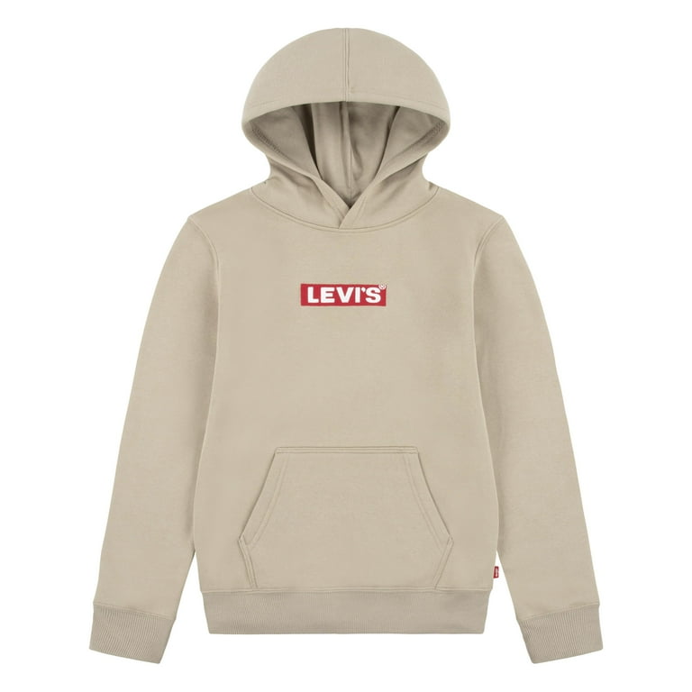 Levi's Boys Boxtab Heavyweight Fleece Pullover Hoodie, Sizes 4-18