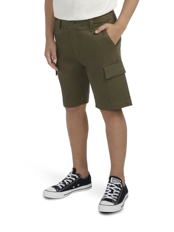 Boys' Elastic Waistband Cargo Shorts Size 6/7