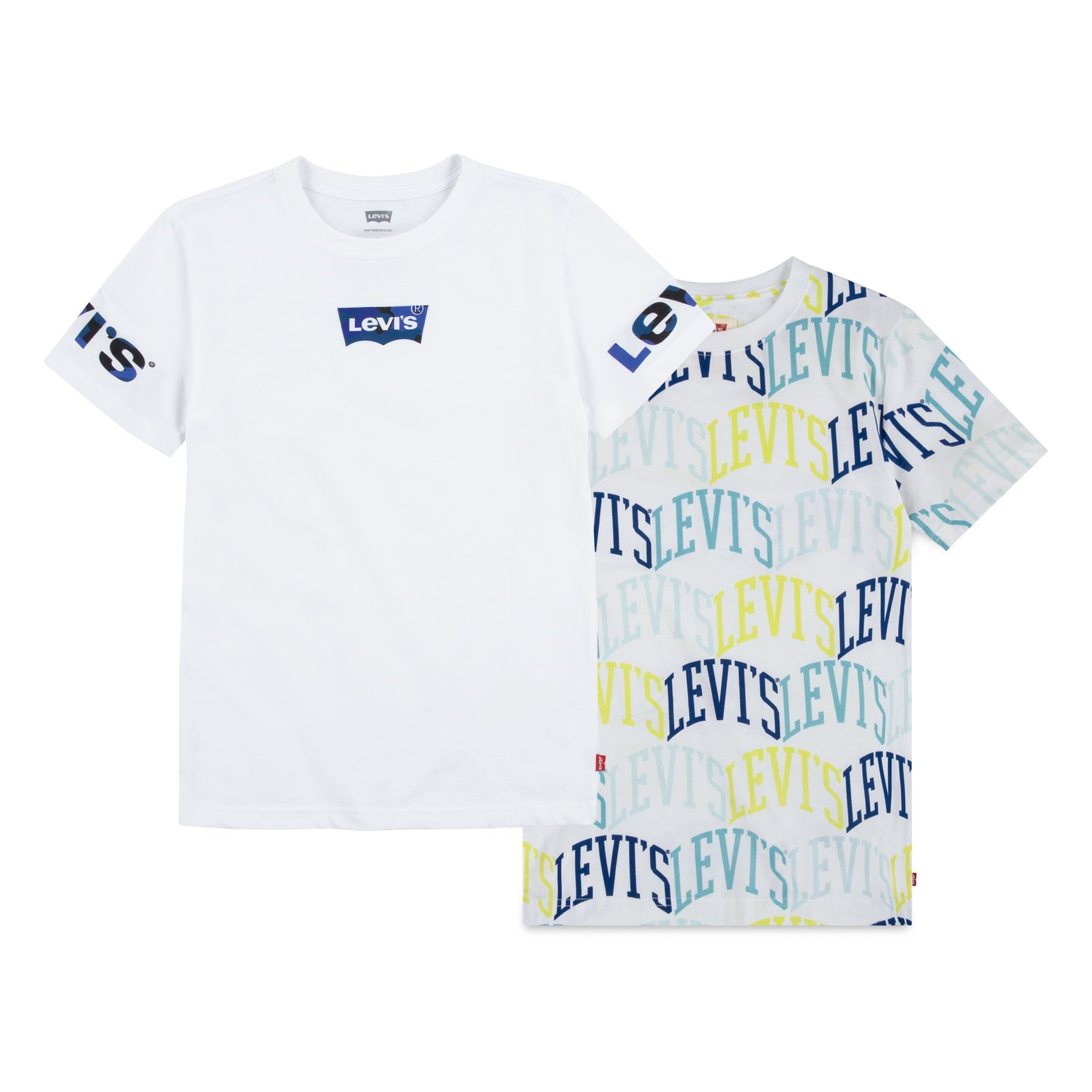 kruising metgezel familie Levi's Boys Graphic T-Shirts, 2-Pack, Sizes 4-18 (Big Boys & Little Boys) -  Walmart.com