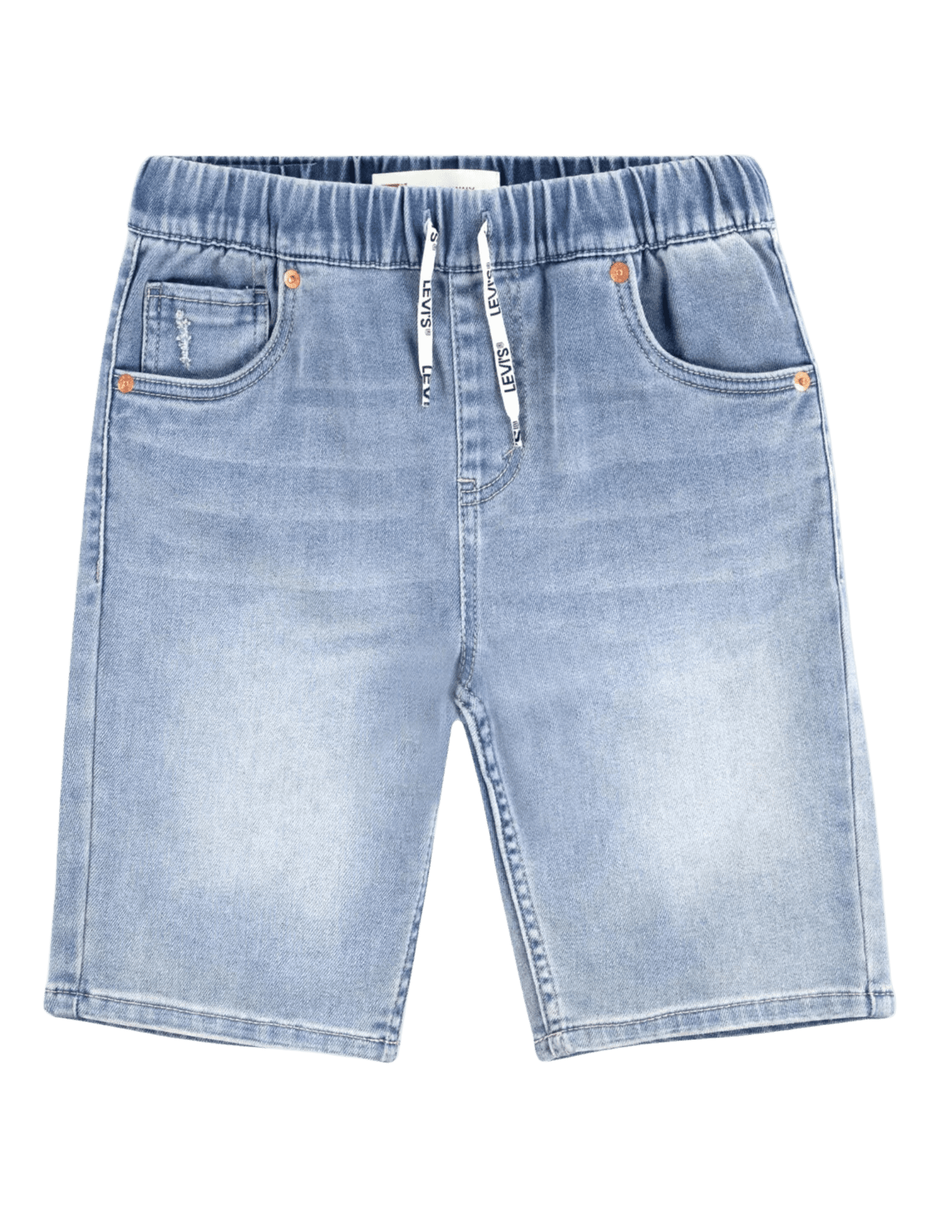 Levi's Boys' Skinny Dobby Pull-On Shorts - LITTLE BOY - BLUE - SIZE 5